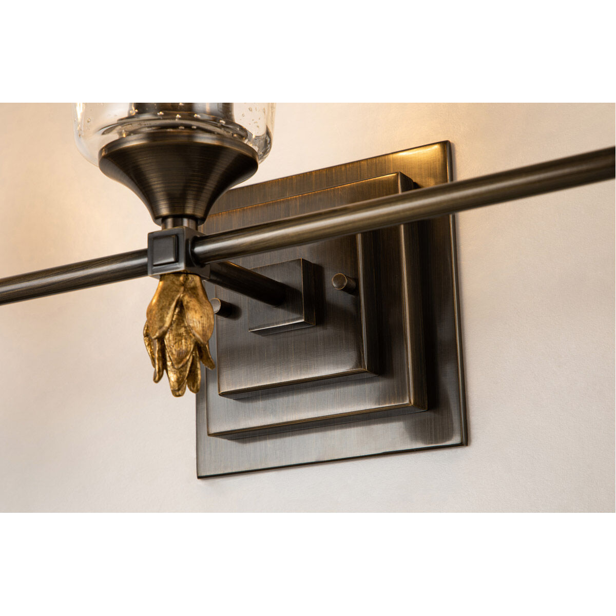 Vetiver 3 Light 23 inch DB Bath Light Wall Light in Dark Bronze